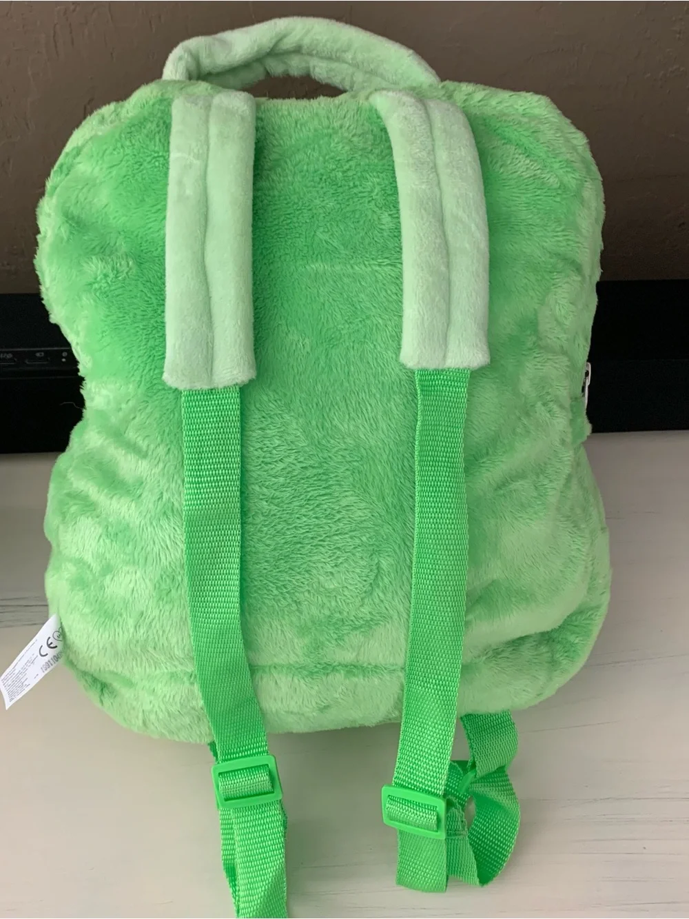 Angry Birds Plush Green Kids Character Backpack